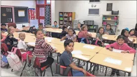  ?? / Contribute­d ?? Northside students sat in groups as they got back to school on Friday.