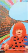  ?? AFP ?? Yayoi Kusama is known for her use of vivid color in her works that often depict polka dots and spotted pumpkins.