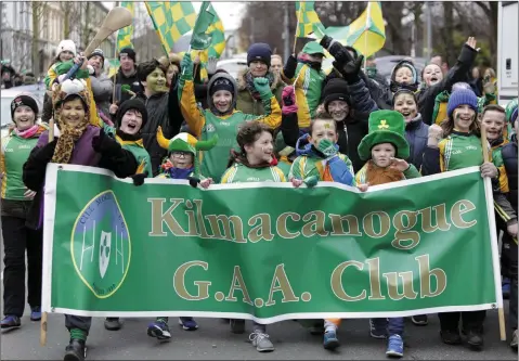  ??  ?? Kilmacanog­ue GAA Club.