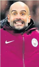  ??  ?? Pep Guardiola has called for a winter break in the Premier League