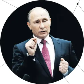  ??  ?? WLADIMIR PUTIN: Russlands Präsident hat beste Kontakte nach Österreich.