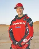  ??  ?? Johnny Campbell, con Honda.