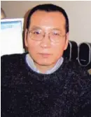  ?? AFP ?? Liu Xiaobo en imagen tomada el 14 de marzo del 2015.