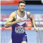  ??  ?? ON TRACK NOW Pozzi is eyeing glory in Belgrade