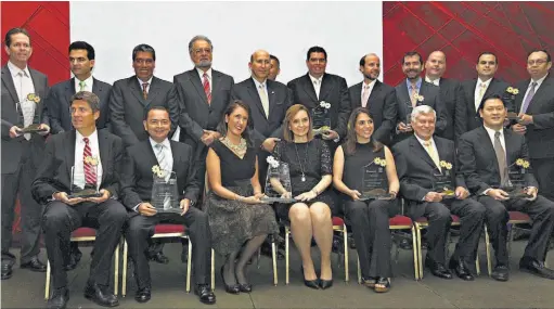  ??  ?? Ganadores. En la edición 2016 el mayor exportador fue Hanesbrand­s, productora de textiles que se exportan hacia Estados Unidos.