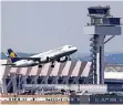  ?? FOTO: DPA ?? Start einer Lufthansa-Maschine am Frankfurte­r Flughafen.