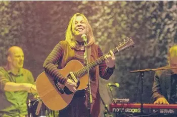  ??  ?? Singer-songwriter Rickie Lee Jones performs at the Celtic Connection­s Festival at the Glasgow Royal Concert Hall in Glasgow, Scotland, in 2016.