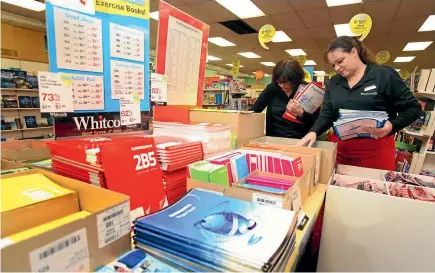  ?? PHOTO: NICOLE GOURLEY/FAIRFAX NZ ?? School stationery is just one of the expenses parents have to fork out for during the back-to-school period.