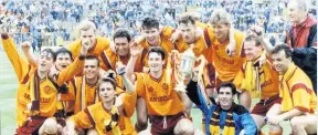  ??  ?? Sweet memories Fans love to reminisce about the 1991 Scottish Cup win