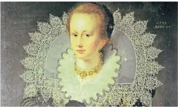  ?? FOTO: KREISARCHI­V VIERSEN ?? Ferdinanda von Wachtendon­k, Erbin von Krickenbec­k, war die erste Frau des Brüggener Amtmanns Johann Friedrich von Schaesberg. Im Alter von 36 Jahren starb sie 1644 auf einer Wallfahrt nach Kevelaer.