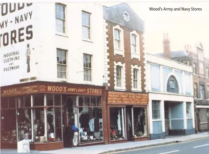  ??  ?? Wood’s Army and Navy Stores