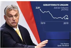  ??  ?? 2,01
Familienpo­litik: Der fünffache Vater Viktor Orbán will mehr Kinder 1,46