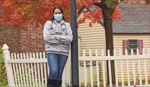  ??  ?? Nursing student Becca Petrucci-little is seen at Maria College on Friday in Albany.
Lori Van Buren / Times Union