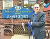  ?? Photo by Theresa Auriemmo ?? State Senator Cris Dush is pictured at his new office at 601 West Main Street, Suite 1 in Smethport, PA.