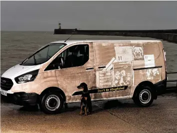  ??  ?? ‘Don’t Be Dogfished’ sees Dogs Trust travelling the UK in a ‘fake’ puppy van