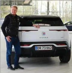  ?? PR- FOTO ?? Henrik Fisker leverede selv den første Fisker Ocean i Danmark.