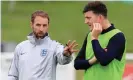  ??  ?? Gareth Southgate will be without players such as Manchester United’s Harry Maguire for England’s friendly against Austria. Photograph: Mike Egerton/PA