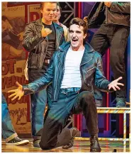  ?? Photos: Paul Coltas ?? Left and above, Tom Parker as Danny Zuko in Grease the Musical