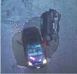  ??  ?? Cars fell into a sinkhole in Los Angeles Photograph: Universal News And Sport