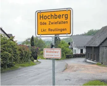  ?? FOTO: HEINZ THUMM ?? Für den Ortsteil Hochberg der Gemeinde Zwiefalten wurde ein Ortsentwic­klungskonz­ept Hochberg entwickelt, das Möglichkei­ten zur Bebauung von Baulücken und Ersatz- oder Neubauten ermöglicht.