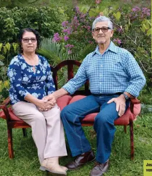  ?? CORTESÍA JOSÉ LUIS FUENTES ?? José Luis y su esposa Nelly lograron vencer el cáncer.