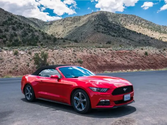  ?? (Getty) ?? The Ford Mustang ad was pulled for its link to dangerous driving
