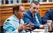  ?? Manuel Balce Ceneta/Associated Press ?? Former Alabama coach Nick Saban appeared on a discussion panel Tuesday with Sen. Ted Cruz.