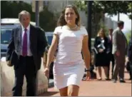  ?? JOSE LUIS MAGANA — THE ASSOCIATED PRESS ?? Canada’s Foreign Affairs Minister Chrystia Freeland arrives for trade talks at the Office of the United States Trade Representa­tive, Friday in Washington.