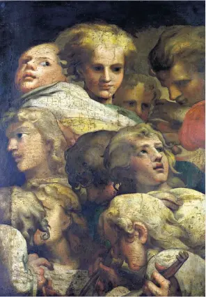  ??  ?? Controvers­y: the Group of Heads - a copy of a Correggio - was left to the National Gallery by John Julius Angerstein, whose business underwrote slave ships
