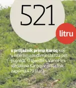  ??  ?? u prtljažnik prima Karoq koji u interijeru nudi mjesta i za pet putnika. U izvedbi s VarioFlex sjedalima Karoqov prtljažnik zaprima 479 litara