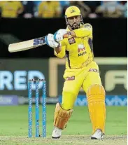  ?? Picture: SAIKAT DAS/SPORTZPICS FOR IPL ?? POPULAR PLAYER: Chennai Super Kings stalwart Mahendra Singh (MS) Dhoni