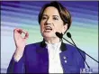  ?? DPA-BILD: DEPO ?? Meral Aksener tritt für Iyi Parti (Gute Partei) an.