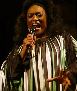  ?? (François Vignola) ?? Jessye Norman au festival de jazz de Nice en .