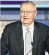  ?? REUTERS ?? Former Vice President Walter Mondale, seen here speaking at an event held in his honour at The George Washington University in Washington on Oct. 20, 2015, has died at the age of 93.