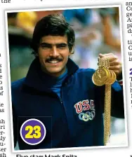  ??  ?? Five star: Mark Spitz