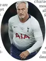  ?? ?? HERO Playing for Spurs Legends in 2019