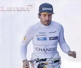  ?? FOTO CORTESÍA MCLAREN ?? Fernando Alonso no ve la hora que inicie la temporada de la Fórmula 1. Abre con el GP de Australia.