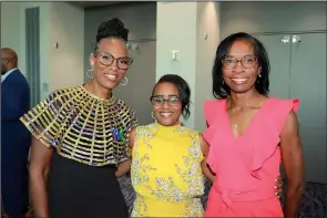  ?? ?? Beverly Morrow, WFA board chair Jill Floyd and Trudy Redus of Pine Bluff