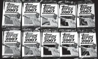  ?? Chitose Suzuki / Associated Press file photo ?? While Topps has focused on a shift to digital, starting online apps for users to trade collectibl­es and play games, the company continues to see value in its core baseball card business.