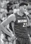  ?? AP/LYNNE SLADKY ?? Miami Heat center Hassan Whiteside learned a lesson the hard way when his $50,000 assault rifle was stolen from his Rolls-Royce and recovered weeks later this summer.