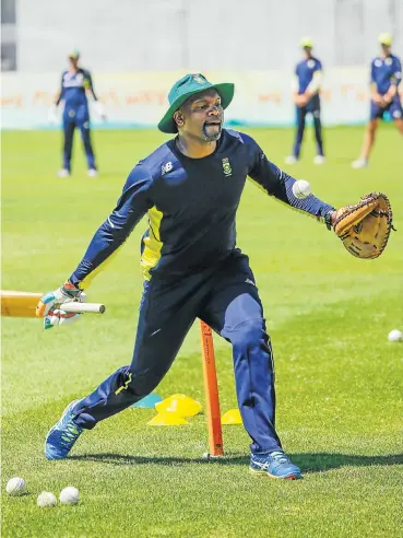  ?? Gallo Images Picture: ?? Enoch Thabiso Nkwe, head coach at Highveld Lions, is a product of St Stithians College, also the alma mater of Kagiso Rabada.