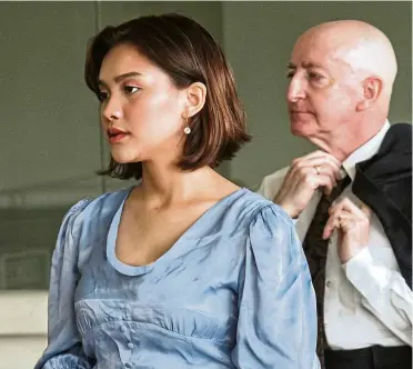  ?? — Photos: sam Tham/the star ?? mia, daughter of malaysian actor and comedian afdlin shauki, plays the role of Lady alice more, daughter of sir Thomas more, played by donnelly.