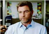  ?? Divulgação ?? Liev Schreiber como Baron, na época no Boston Globe, onde comandava a equipe de jornalismo investigat­ivo Spotlight