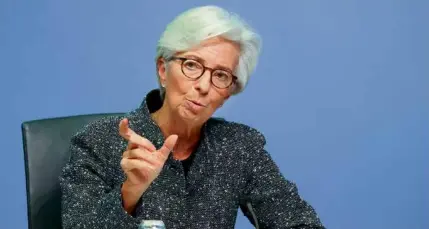  ?? ?? Situáciu vo fondoch ovplyvnili kroky Európskej centrálnej banky pod vedením Christine Lagardovej voči rastúcej inflácii.
foto: Reuters