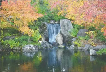  ??  ?? Savour the tranquil beauty of the Nikka Yuko Japanese Garden in Lethbridge, an exquisitel­y manicured oasis designed to honour our country's friendship with Japan, that offers a variety of activities through the year.