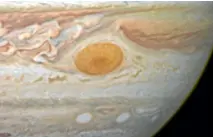  ?? PHOTO: REUTERS ?? Jupiter’s most distinctiv­e feature – a storm bigger than Earth – is generating extreme temperatur­es in the upper atmosphere.