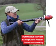  ?? ?? Dummy launchers can be helpful but must be introduced carefully