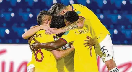  ?? CORTESÍA FCF ?? Los integrante­s de la selección Colombia han trabajado fuerte, unidos de cara al compromiso de hoy frente al conjunto de Chile.