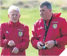  ??  ?? ■ Gordon Strachan and Mark McGhee have see Jordan Rhodes develop as a player.