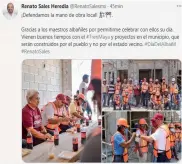  ??  ?? RENATO: LOS PROYECTOS SERÁN HECHOS POR EL PUEBLO